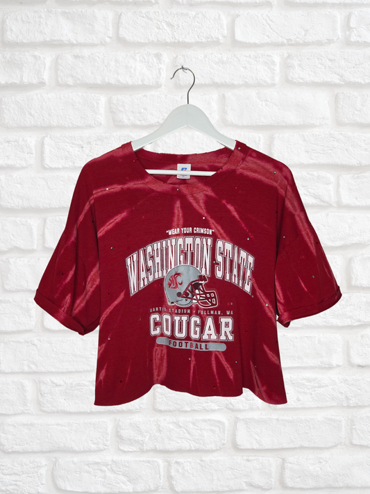 Washington State Cougars Crop Tee