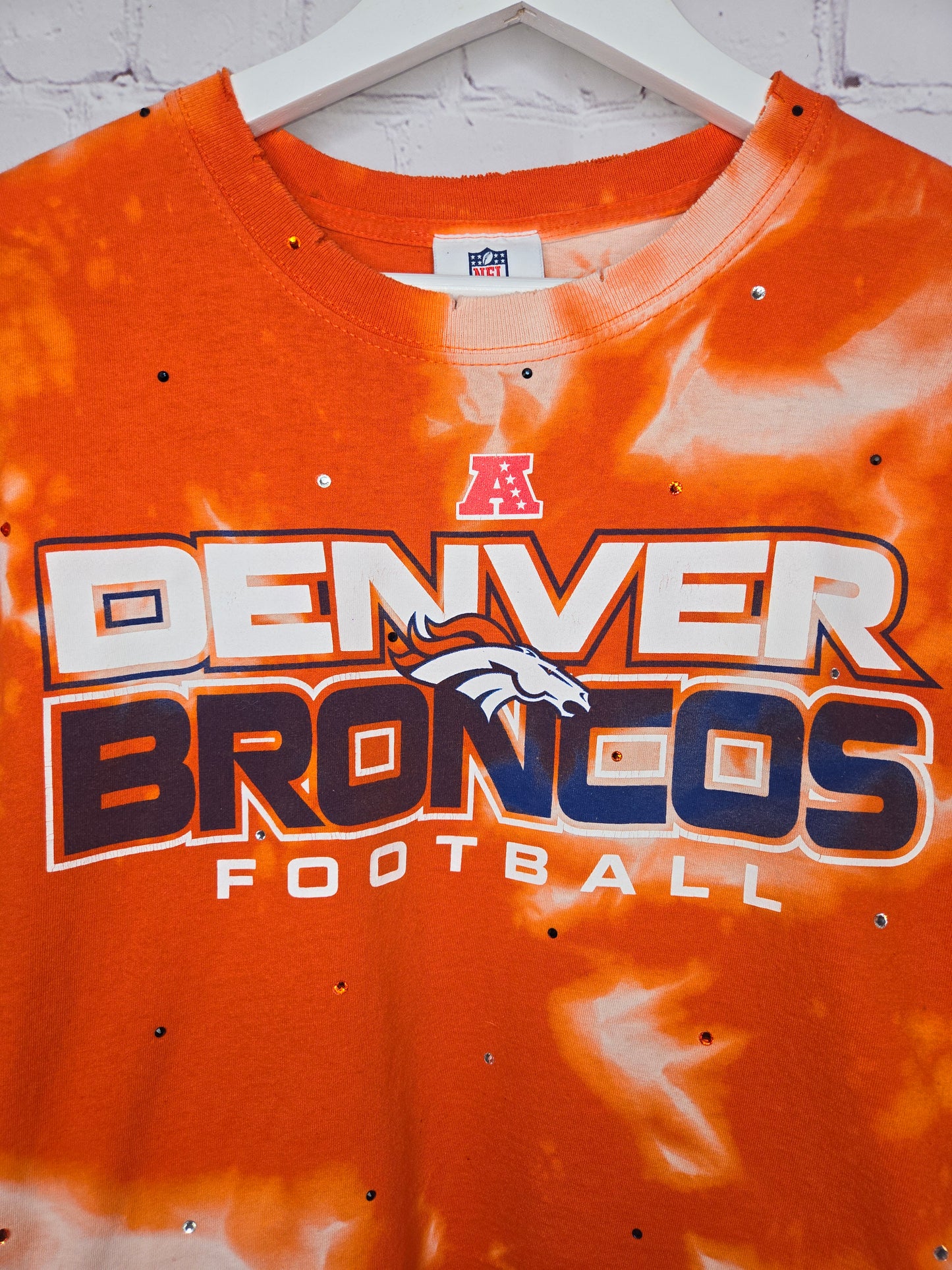 Denver Broncos Crop Tee