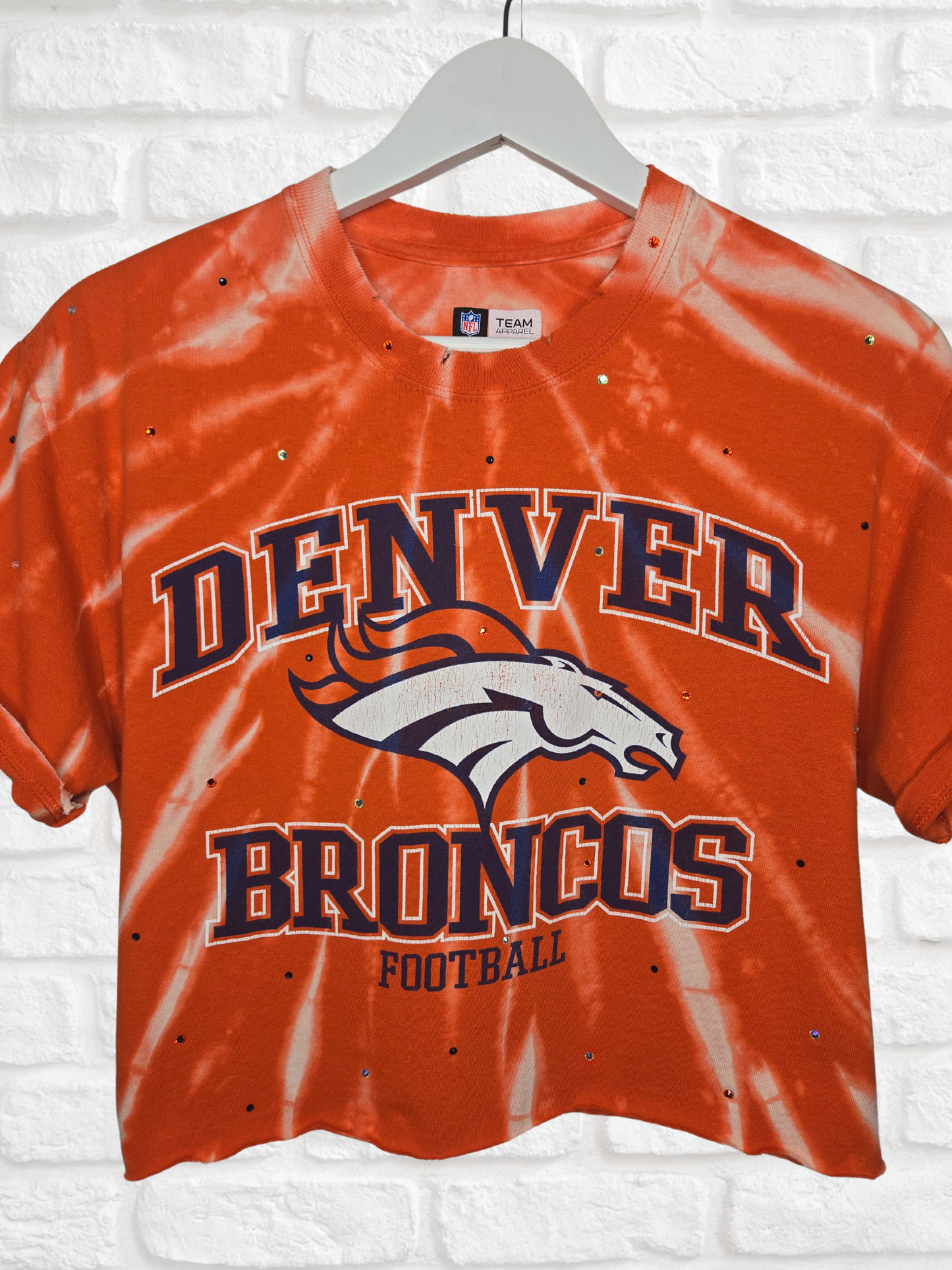 Denver Broncos Crop Tee