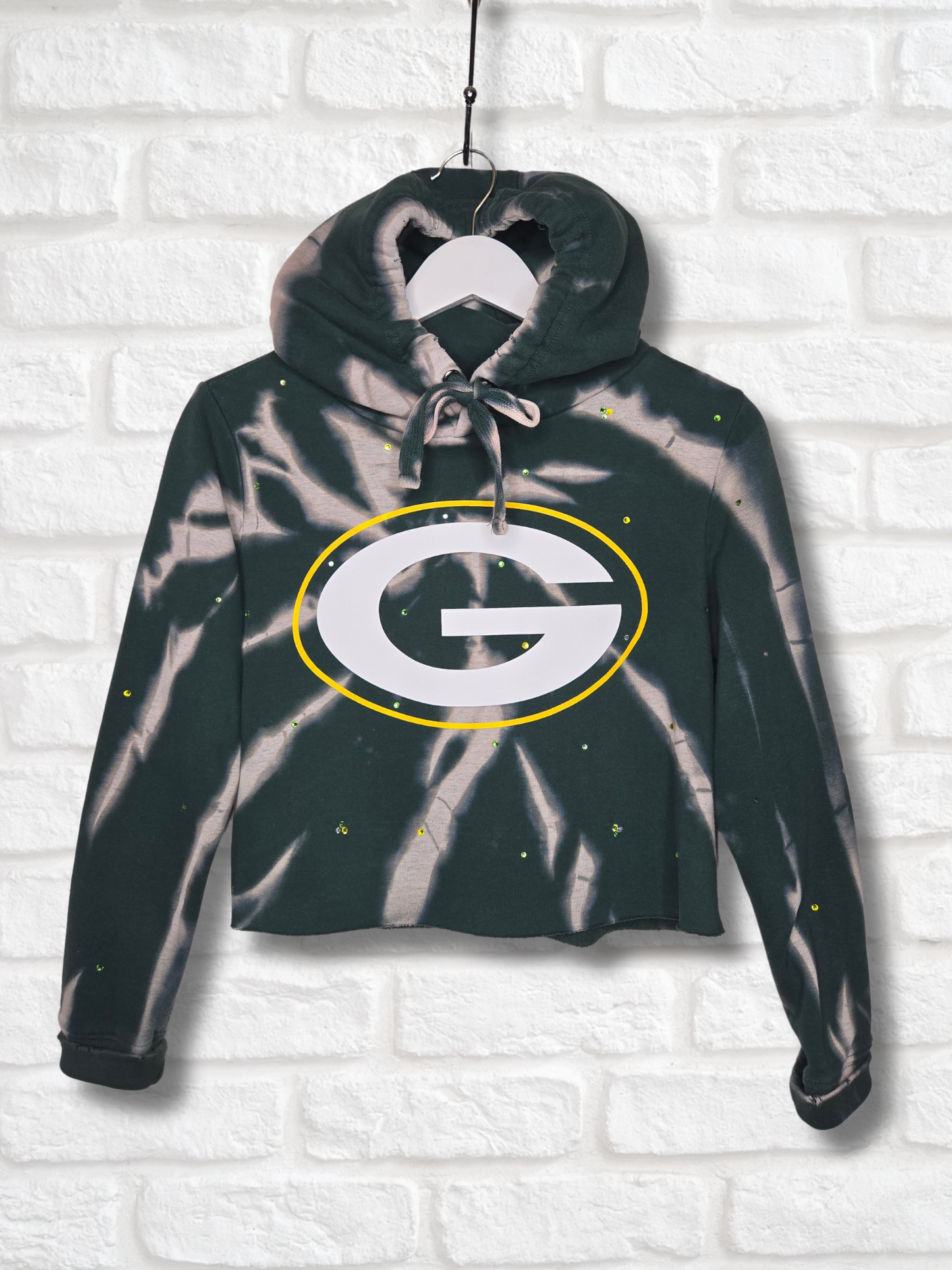 Green Bay Packers Crop Hoodie