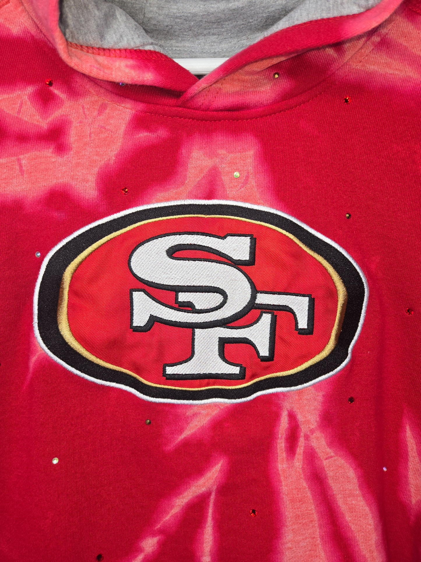 San Francisco 49ers Crop Hoodie