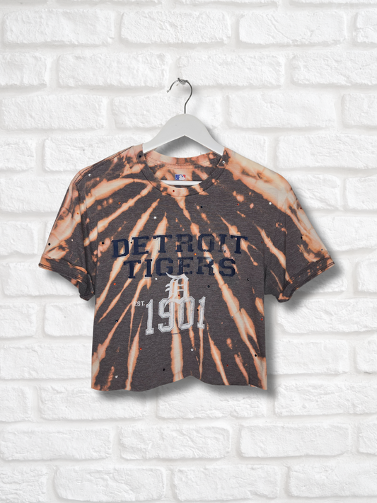 Detroit Tigers Crop Tee