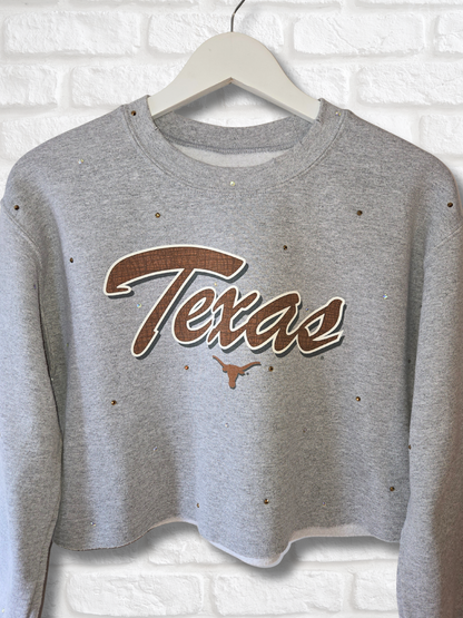 Texas Longhorns Crop Sweatshirt