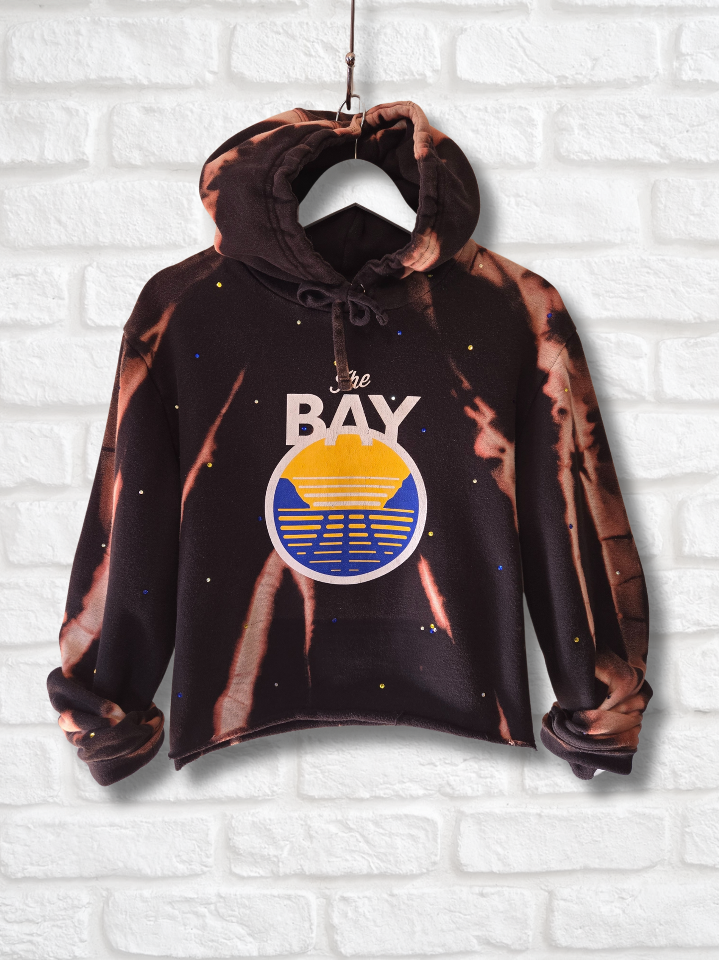 Golden State Warriors Crop Hoodie