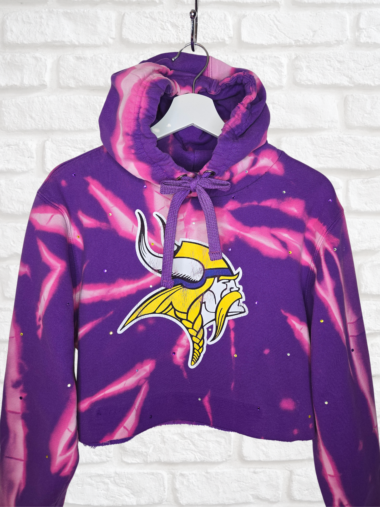 Minnesota Vikings Crop Hoodie