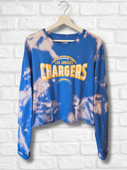 Los Angeles Chargers Crop Top