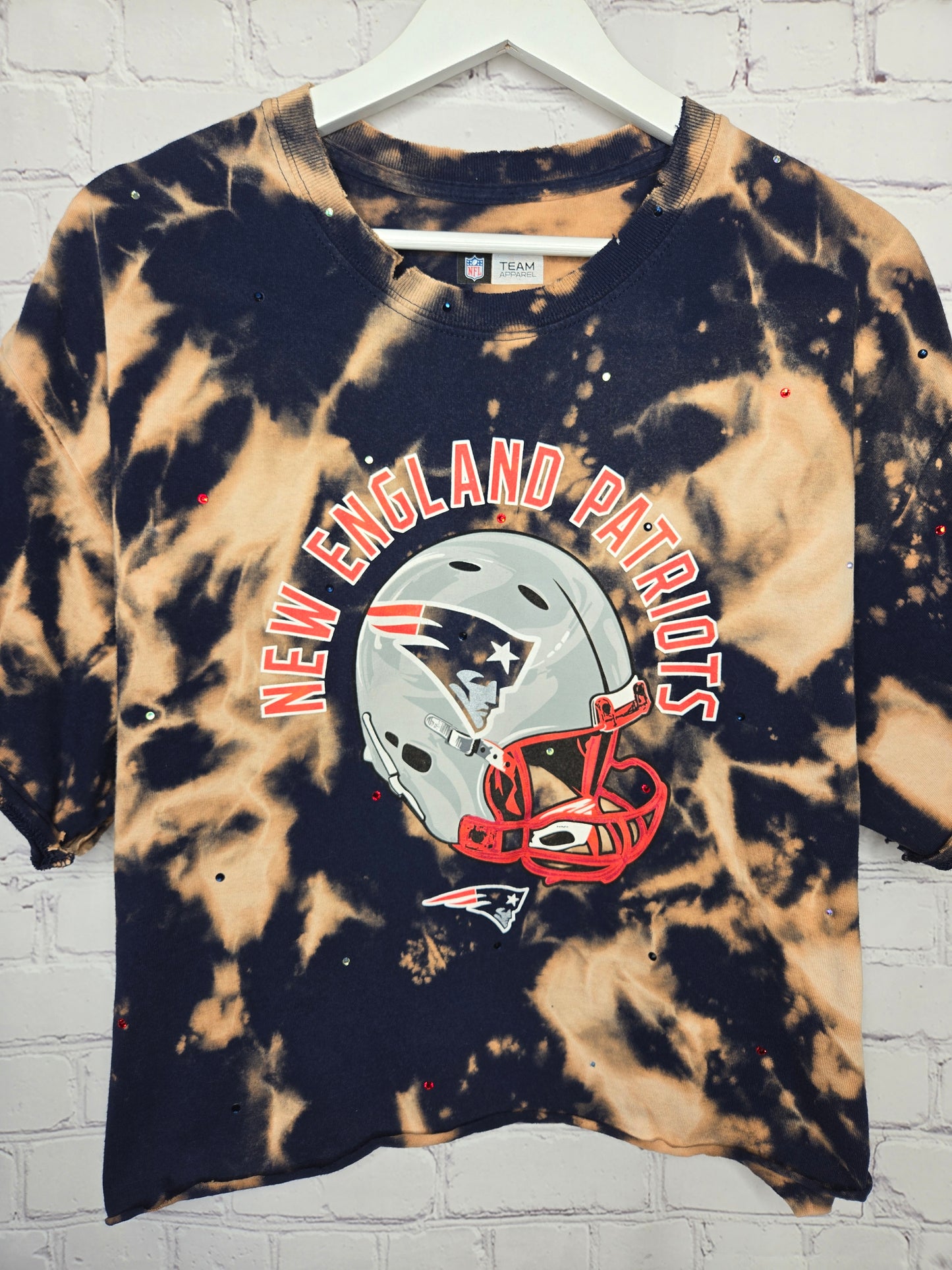 New England Patriots Crop Tee