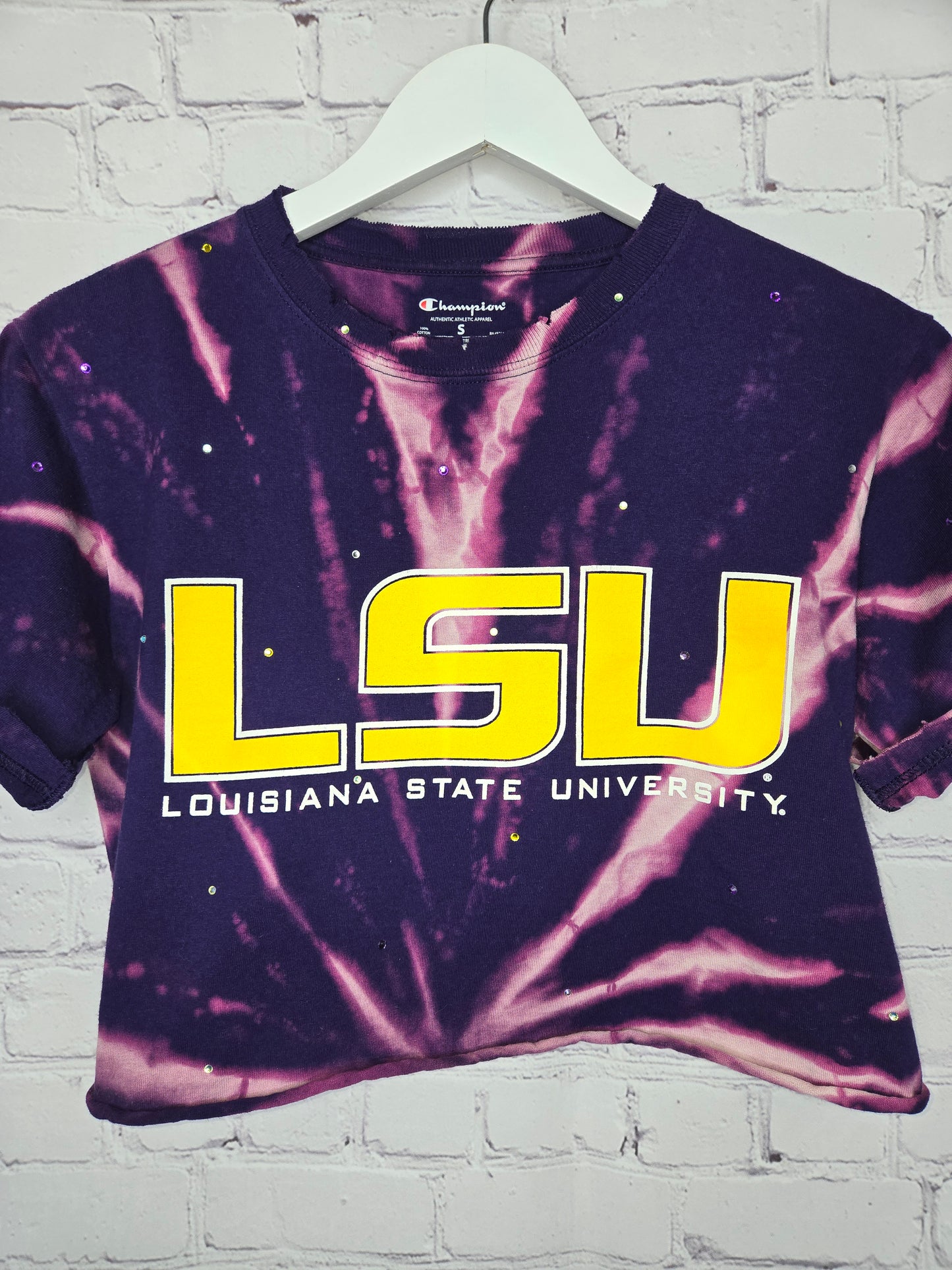 LSU Tigers Crop Tee