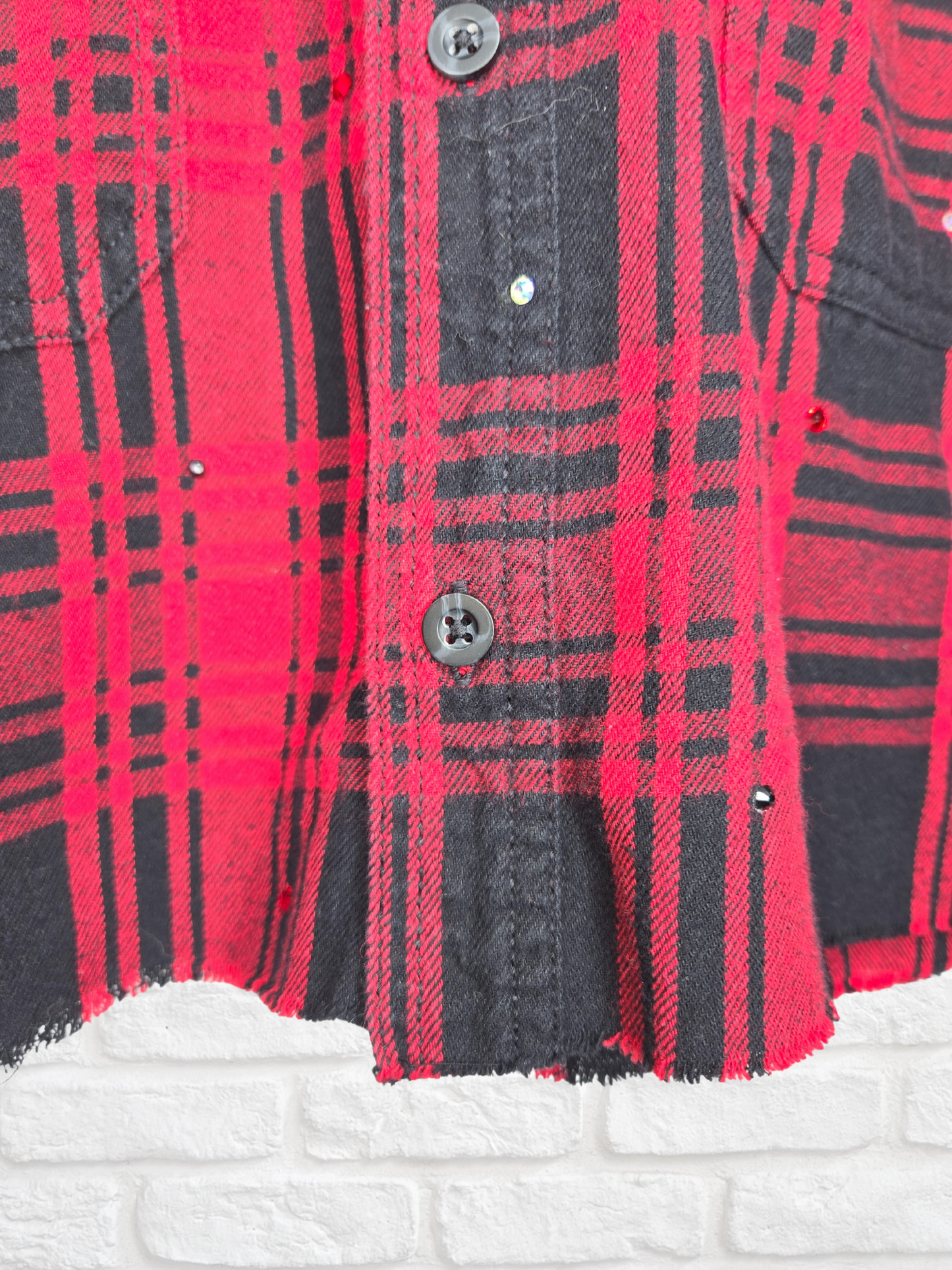 Houston Rockets Crop Flannel