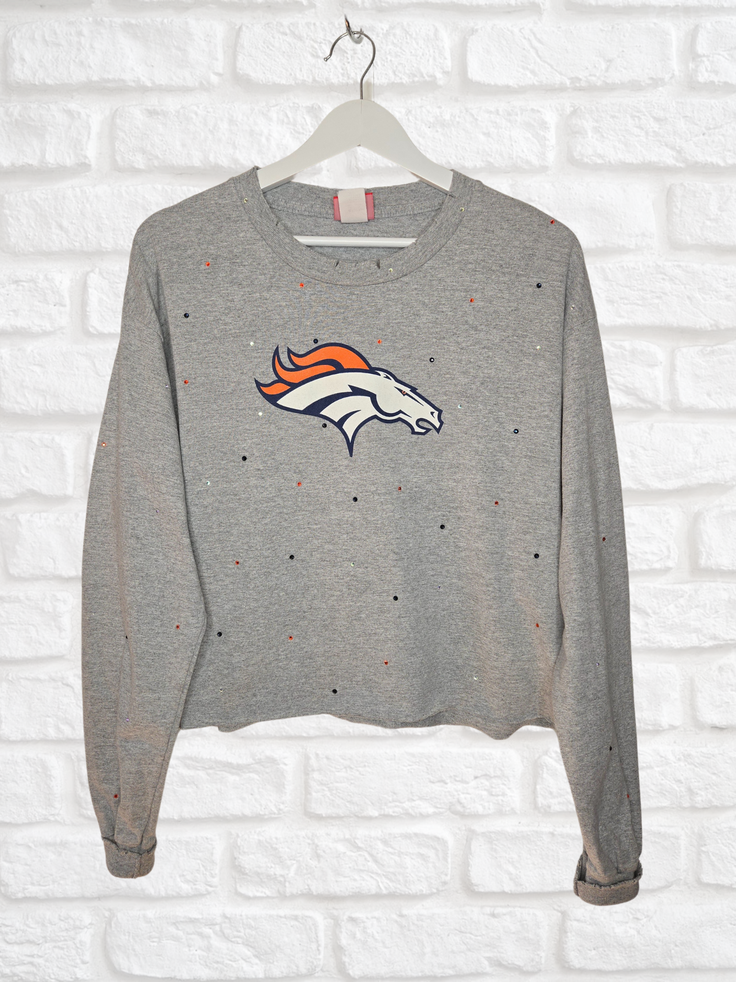 Denver Broncos Crop Tee