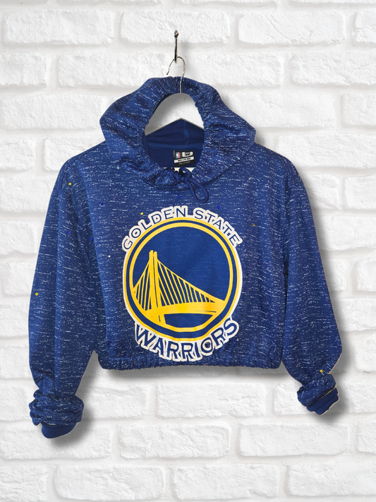 Golden State Warriors Crop Hoodie