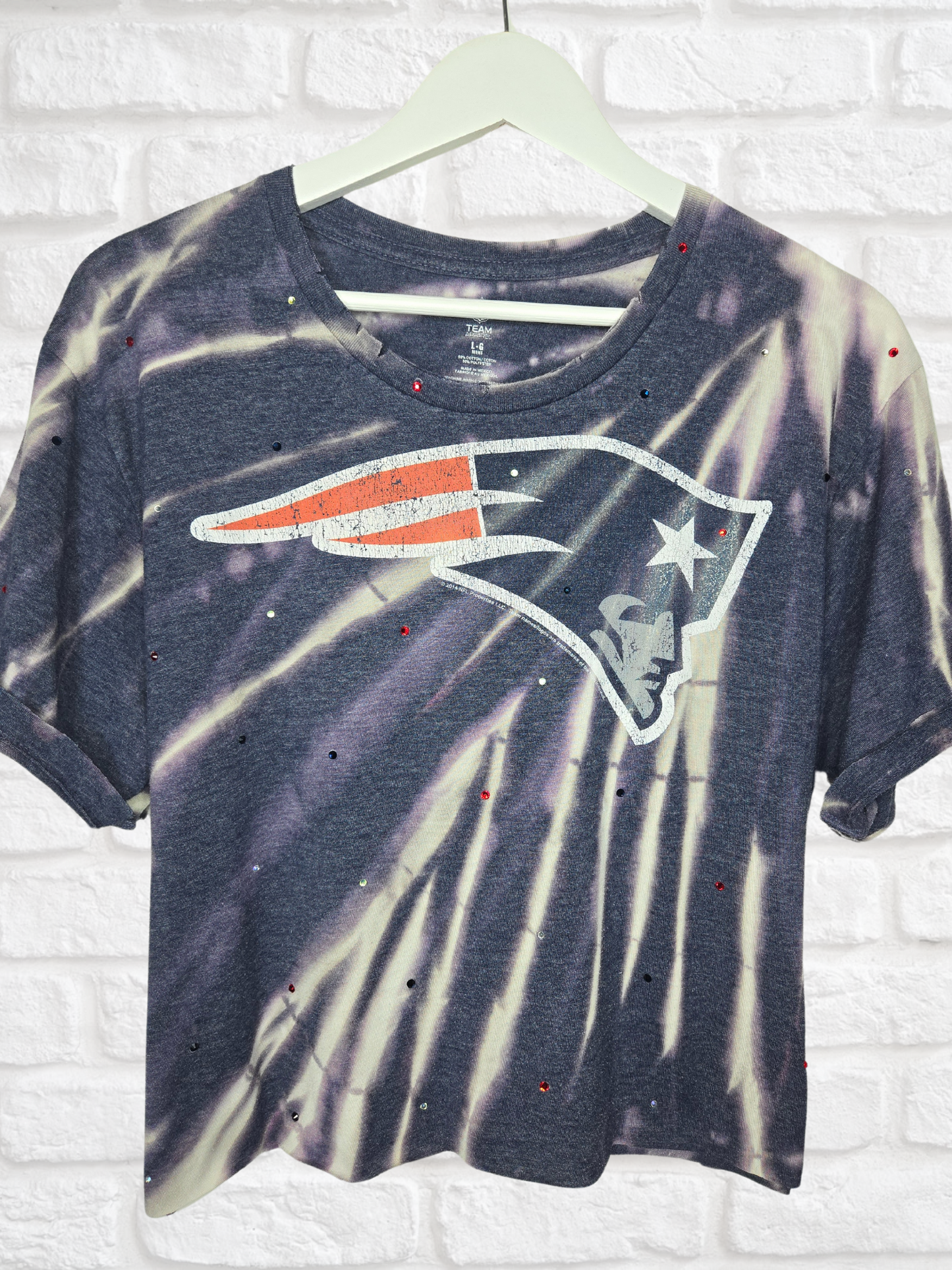 New England Patriots Crop Tee