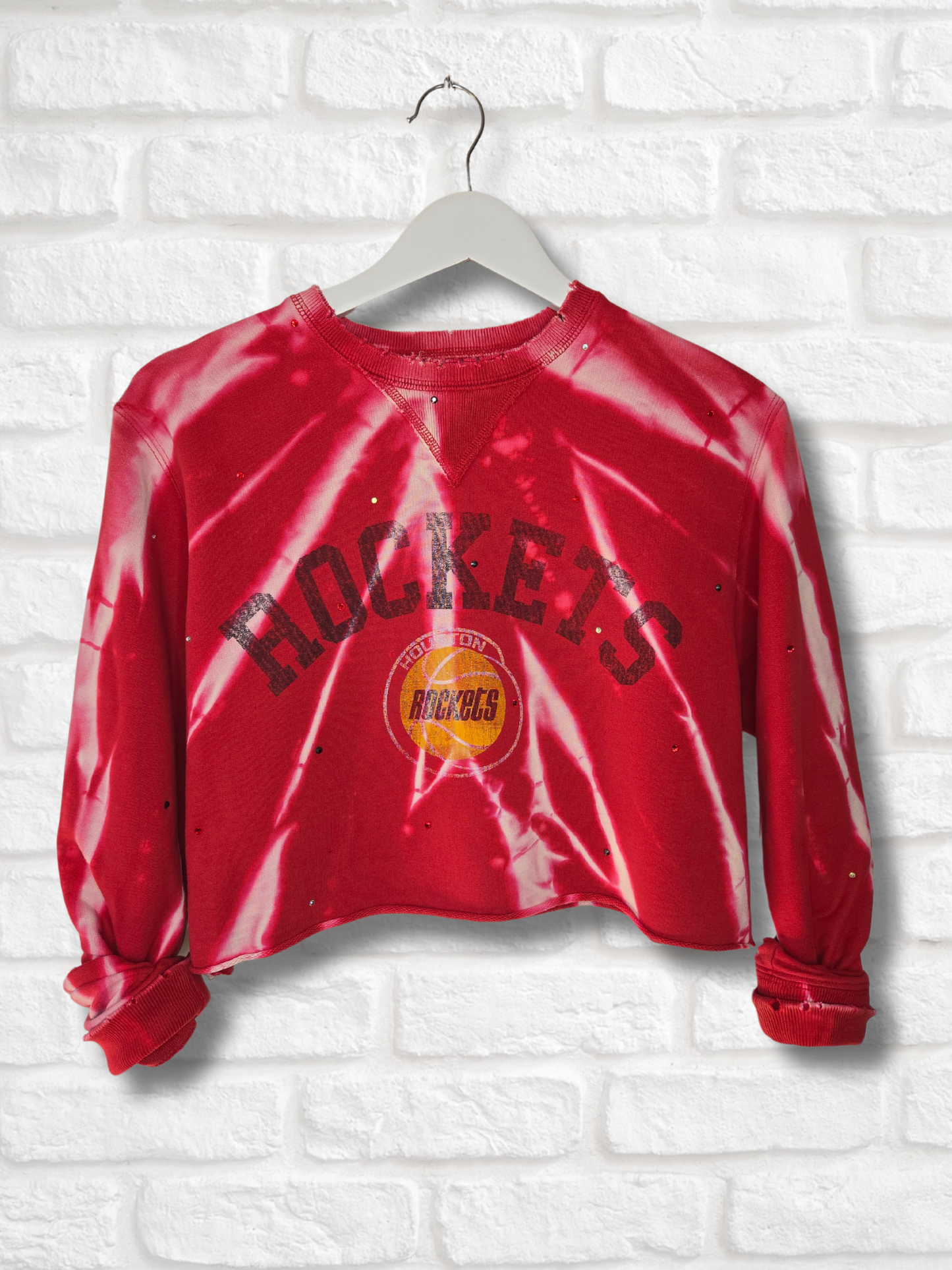 Houston Rockets Crop Sweatshirt