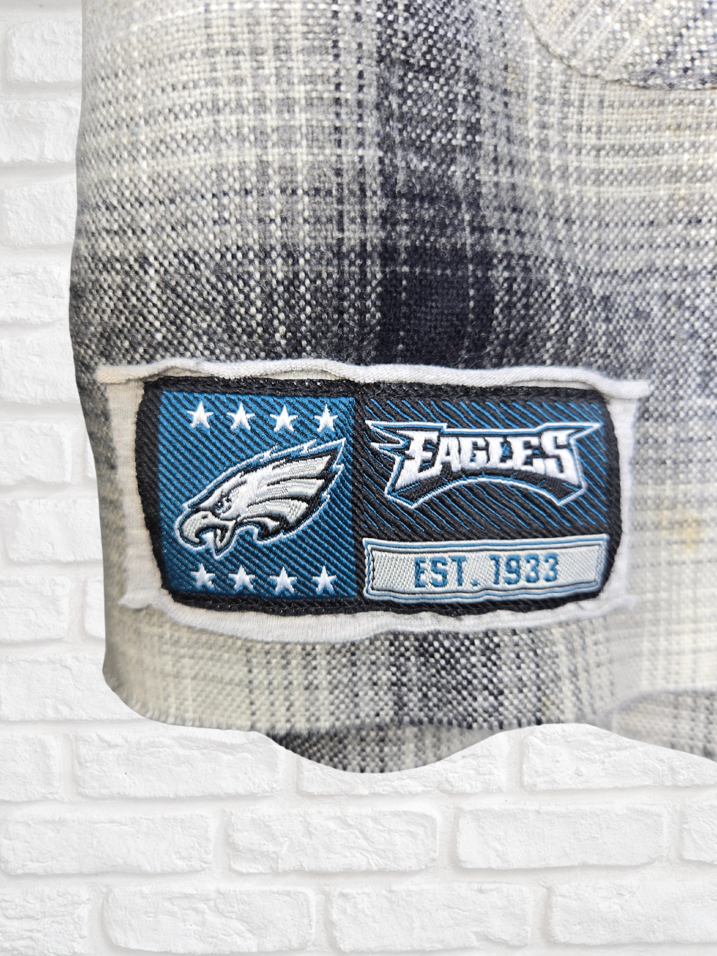 Philadelphia Eagles Crop Flannel