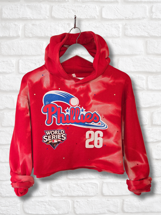 Philadelphia Phillies Crop Hoodie