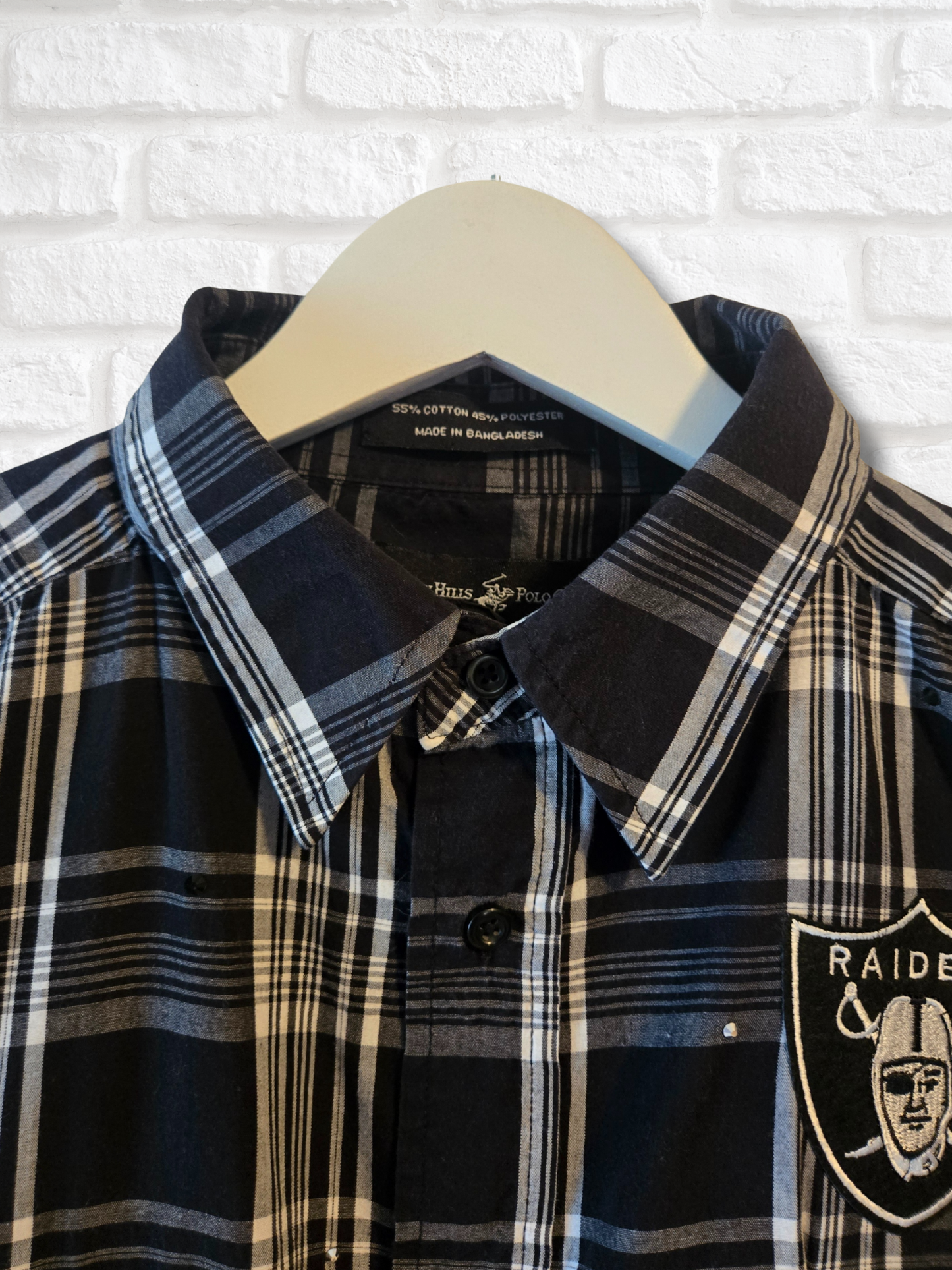 Las Vegas Raiders Crop Flannel