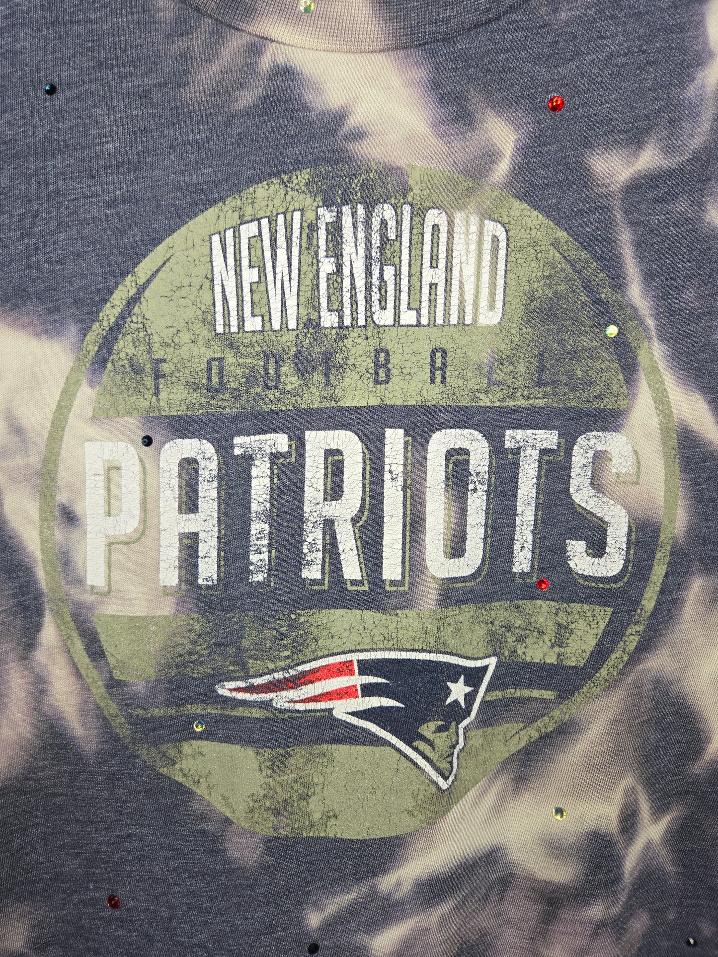 New England Patriots Crop Tee